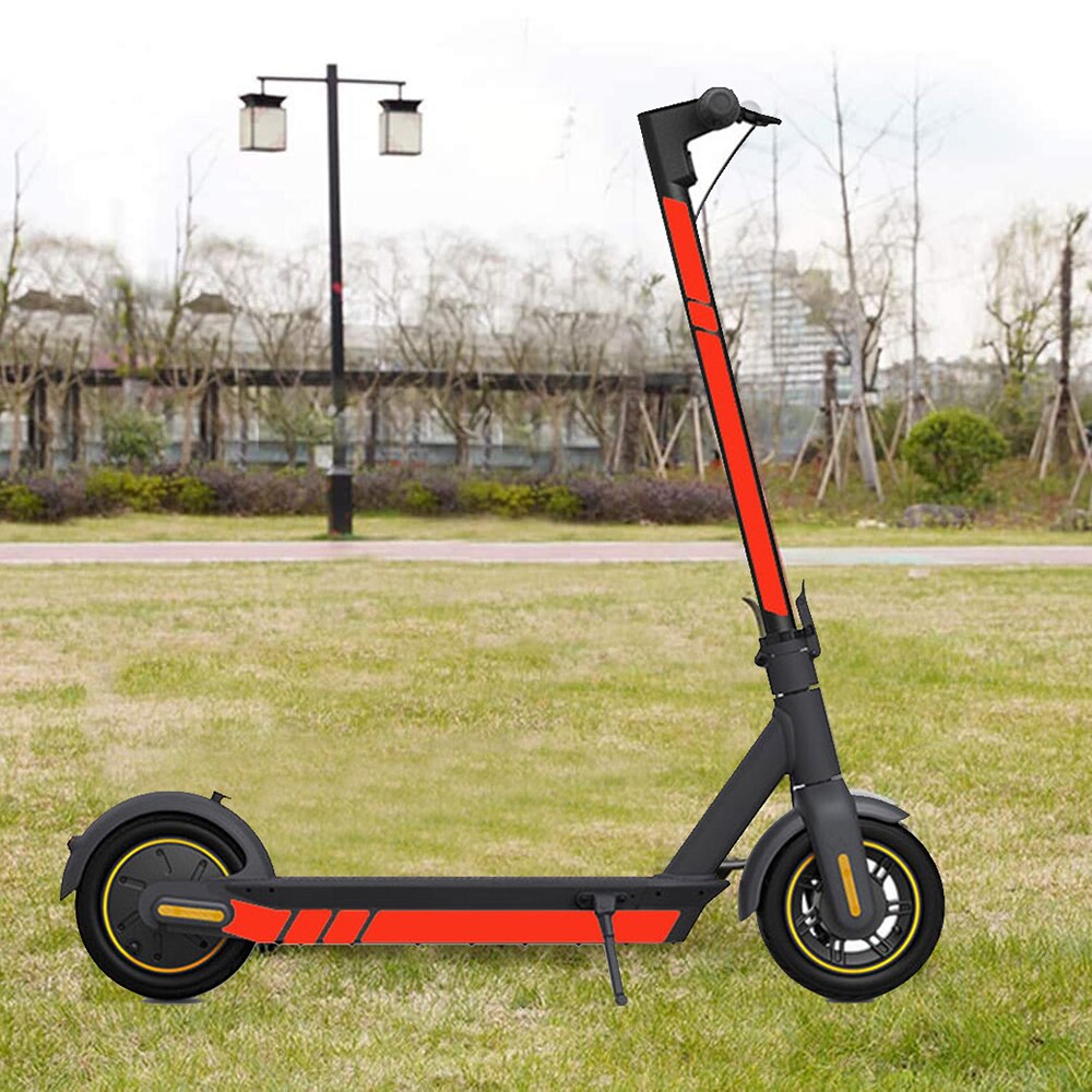 Reflektierende Aufkleber für Ninebot Max G30 G30D Elektrische Rolle Fluoreszierende Körper Dekoration Warnung Fahren Sicherheit Zubehör