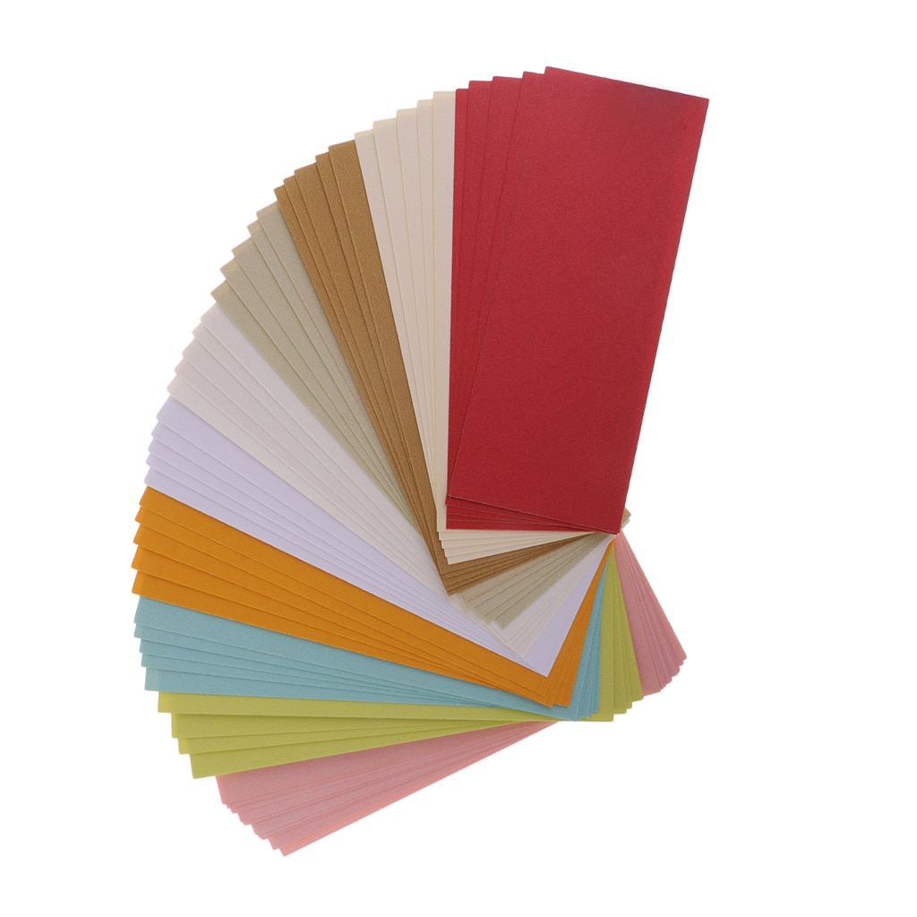 50 Sheets Metallic Paper Papers Double Sided Pearl... – Vicedeal