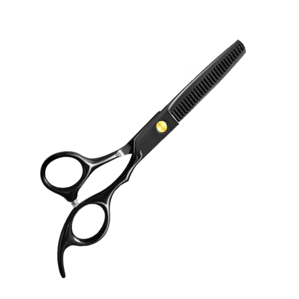 6,5 inch haarschaar set kapper kapsalon snijden dunner styling tools professionele kappersscharen kit: Deep Blue