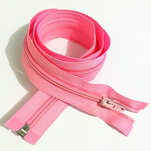 1 pcs metal scheiding rits nylon spoel rits 27.5 &quot;70 CM clothin: Roze