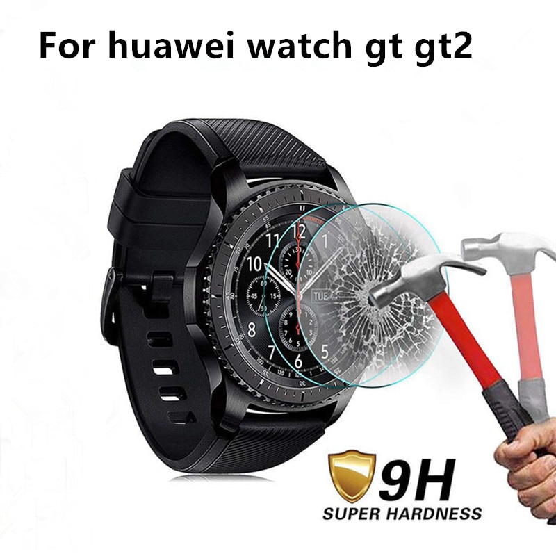 3Pcs Beschermende Glas Voor Huawei Horloge Gt Gt2 46 Mm Screen Protector Op Hauwei Gt 2 Smart Horloge Veiligheid glas Armor Bescherming Film