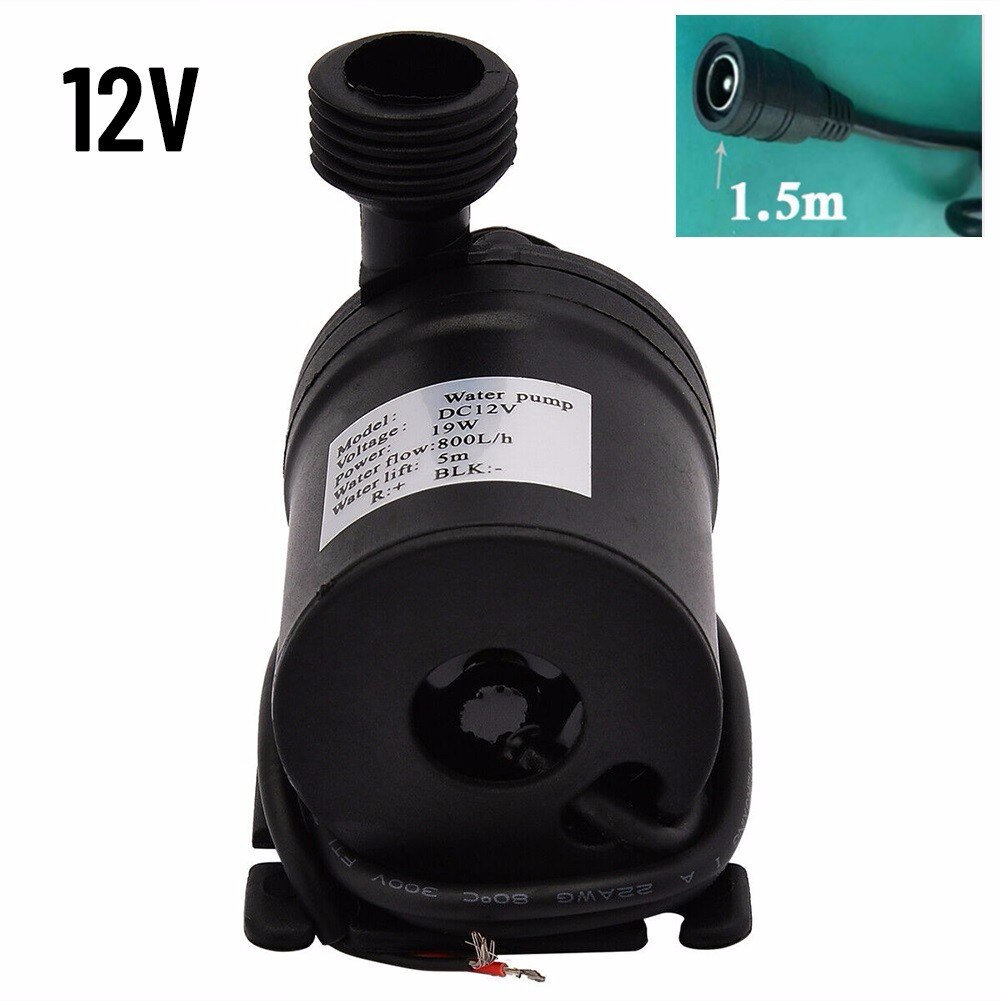 Brushless Solar Motor12V/24V 800L/H DC Water Pump Circulation Pump Garden Pump 0-80°C Pressure Tanks