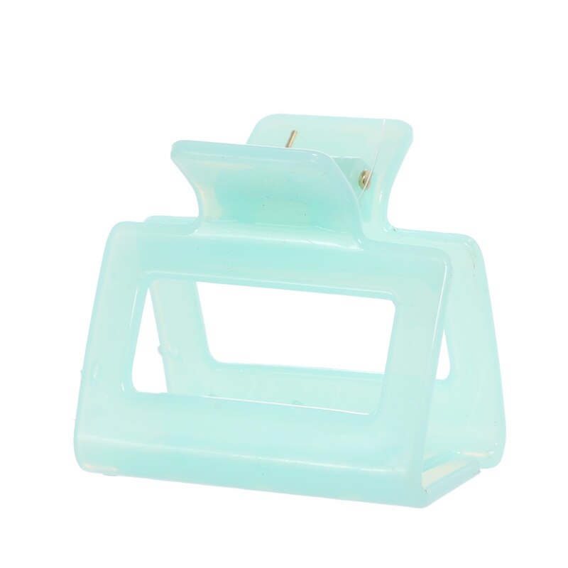 Moda grampo de cabelo multicolorido acrílico oco quadrado rabo de cavalo grab meninas grampo de cabelo acessórios de estilo de cabelo: SK2193