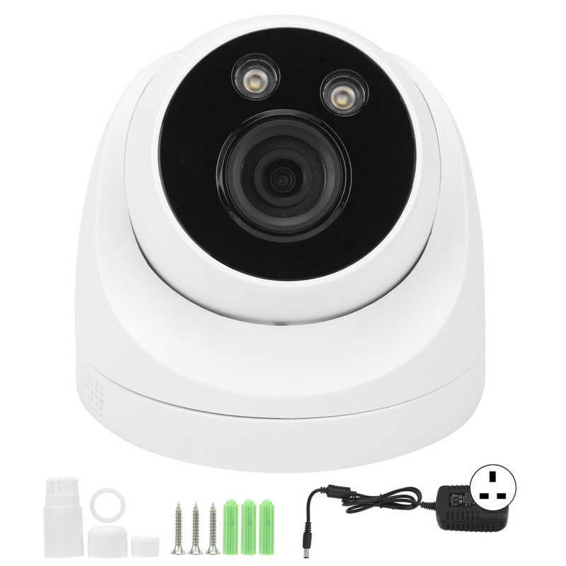 Motion Detection Camera WiFi Camera 1080P Face Motion Detection 2 Way Radio Full Color Night CCTV 100‑240V: British regulatory
