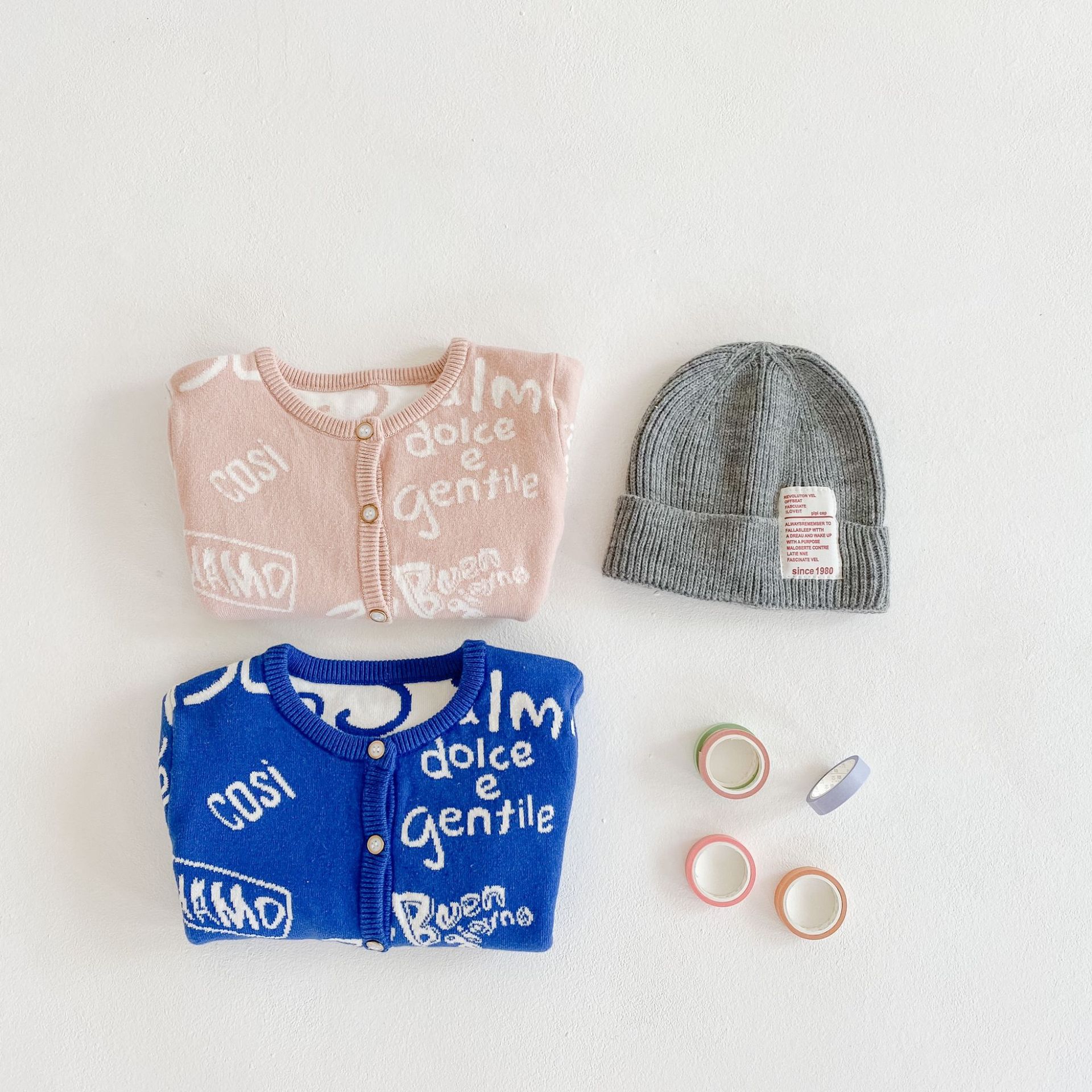 Baby Baby Meisje Trui Gebreide Jassen Herfst Kids Knit Vest Graffiti Uitloper Pasgeboren Baby Kleding 6M-24M