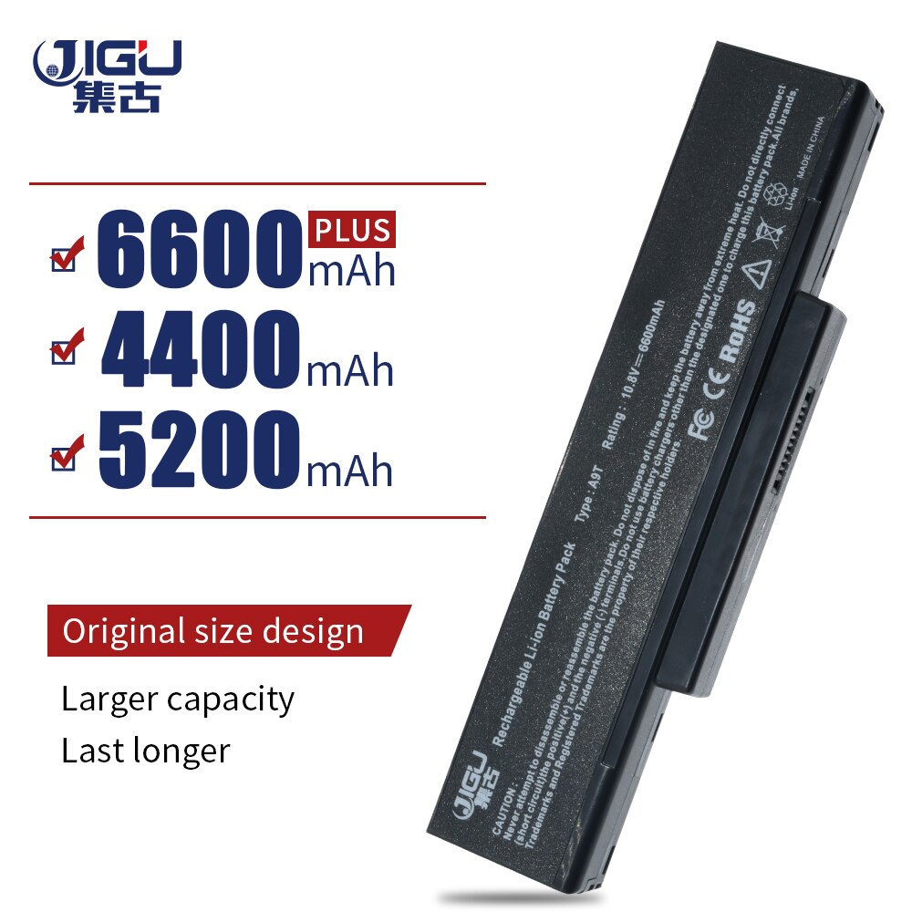 JIGU batería A32-F2 A32-F3 A32-Z94 A32-Z96 BTY-M66 SQU-528 para Asus Z53 M51 Z94 A9T F3 F3S F3K F3T F3SV F3JR F3JA F3E F3KE