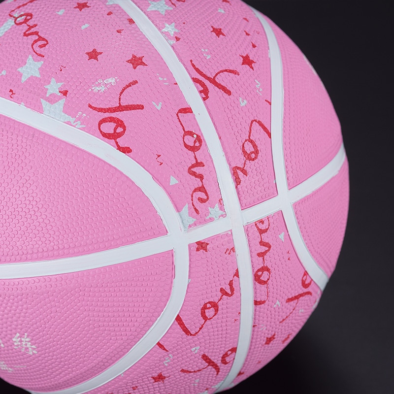 Sirdar basketball bold størrelse 4 pink mærket billig gummi lamineret basketball til børn børns basketball