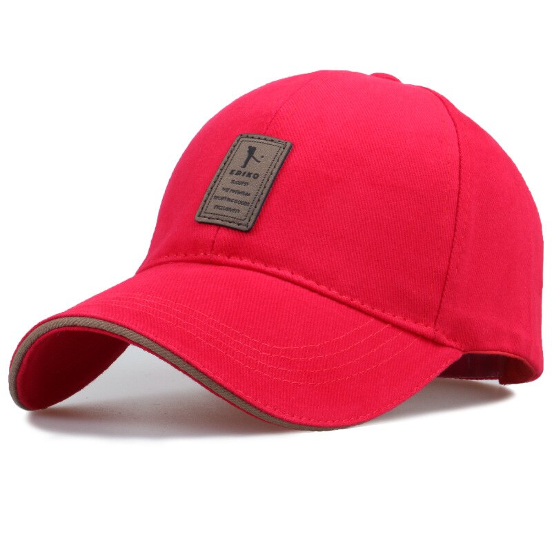 Brand Men's Baseball Caps Cotton Spring Sun Hats Comfortable Casual Hats Outdoor Sports Couple Anti-sun Caps Drake: Red