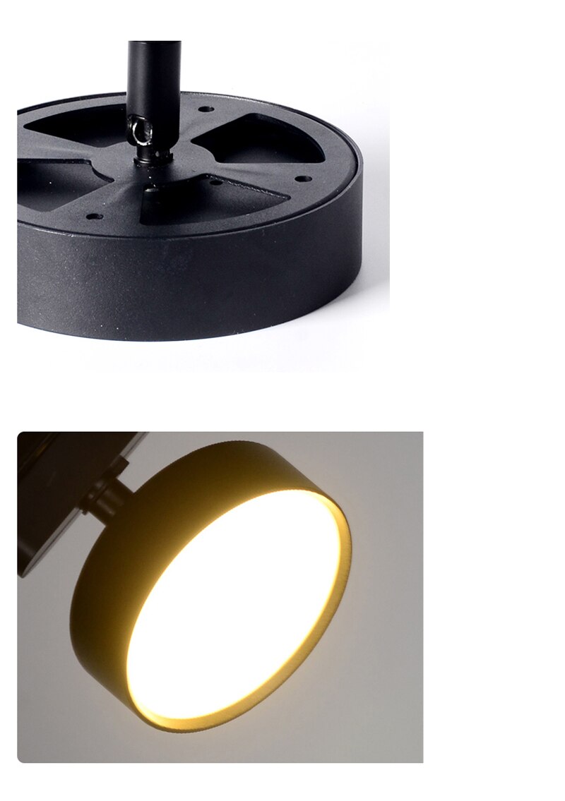 9w 12w 18w ledet kolbe skinne lys aluminium tak skinne skinne belysning få øye på skinne spotlights erstatte halogen lamper  ac220v