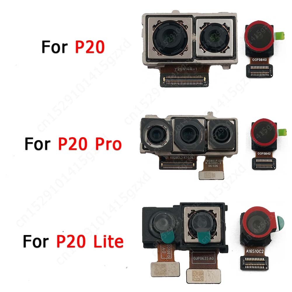 Original Rear Front Camera For Huawei P20 Lite Pro Small Selfie Back Facing Frontal Camera Module Flex Replacement Spare Parts