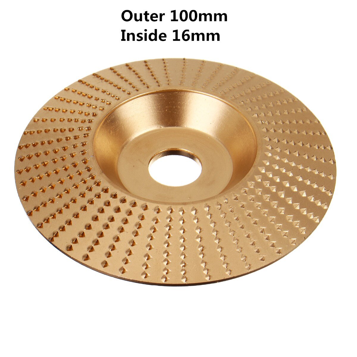 Wood Grinding Wheel angle grinder disc wood carving disc Sanding Abrasive tool 5/8inch Bore: E