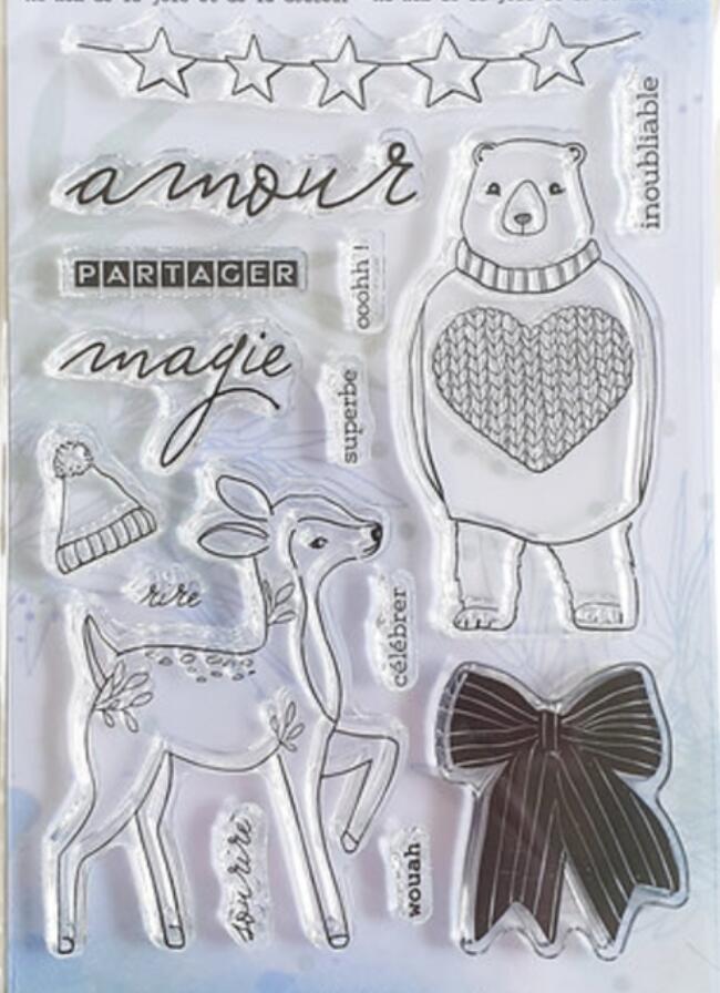 CHGCRAFT Grappige Dier Clear Stempels Peek Dier Transparante Stempels Siliconen Clear Stempel Seals voor Kaarden Maken DIY Scrapbooking Fotoalbum Decoratie, 10,9 x 16 cm
