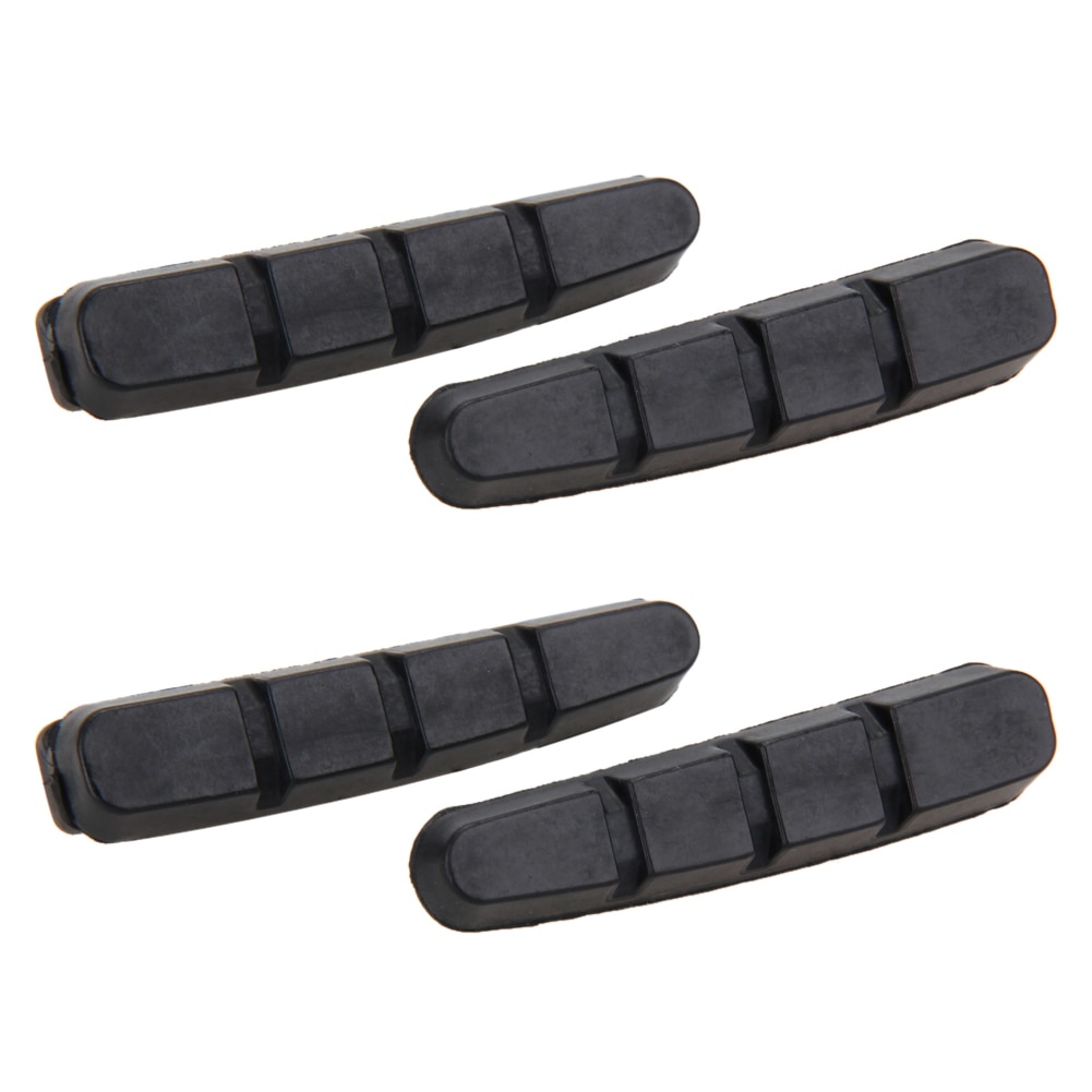Plaquettes de frein pour vélo de route, 4 pièces de rechange en caoutchouc pour Shimano BR