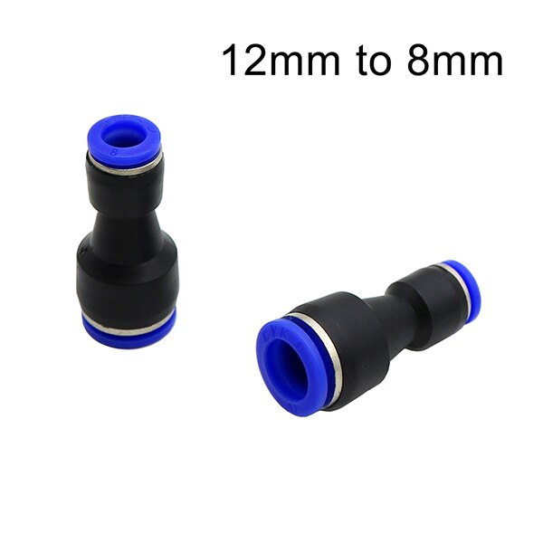 10Pcs Slip Lock Straight Quick Connectors Garden Water Hose Splitters Reducing Quick Coupling Garden Agriculture Irrigation Tool: 12-8mm