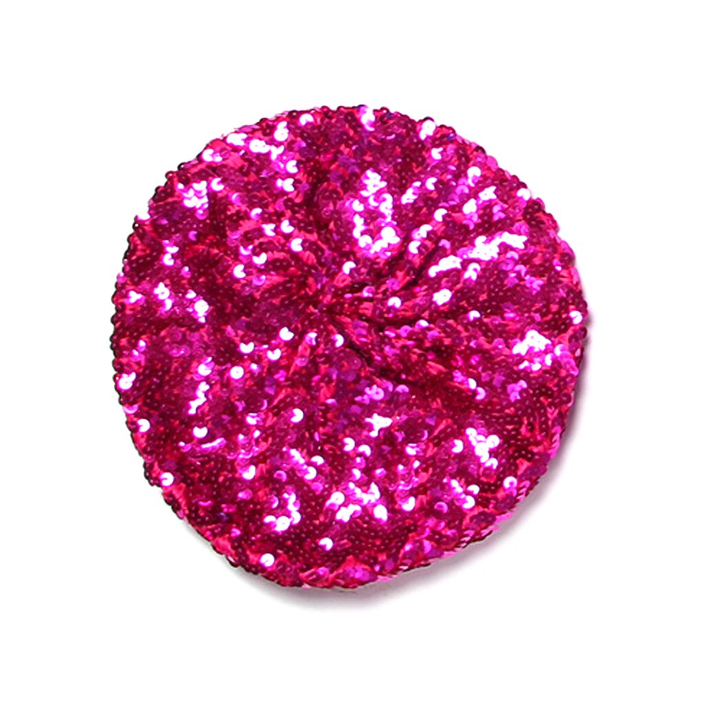 Bérets extensibles à paillettes brillantes pour femmes, chapeaux d'automne, printemps, été, mélange de couleurs, fête, spectacle, publicité: NO.6