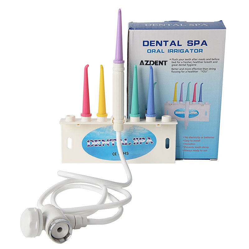Top spa torneira jato de água irrigador oral escova de dentes flosser dental higiene oral instrumento dental escova de dentes diariamente mais limpo: Default Title