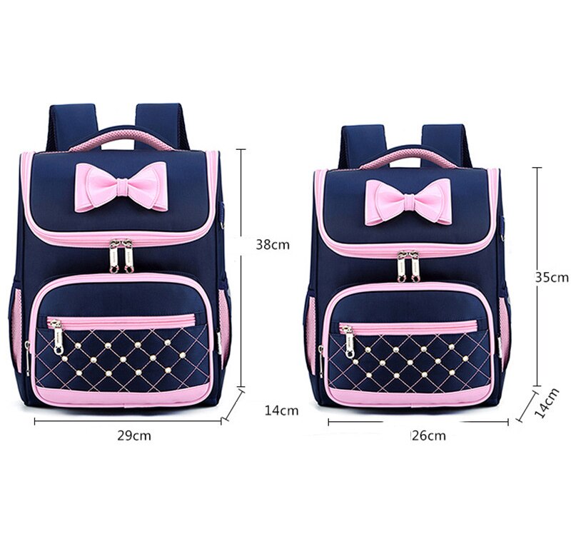 Cute Bow Princess Backpack School Backpacks for Girls Kids Satchel School Bags For Kindergarten Mochila Escolar Rucksacks