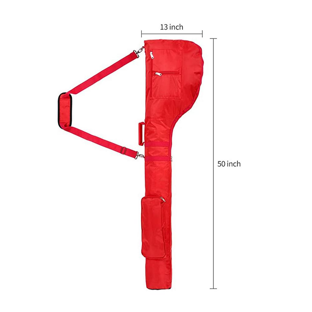 Portable Golf Shoulder Strap Padded For Carry Bag Foldable Easy Ajustable Lightweight Golf Training Pouch Case
