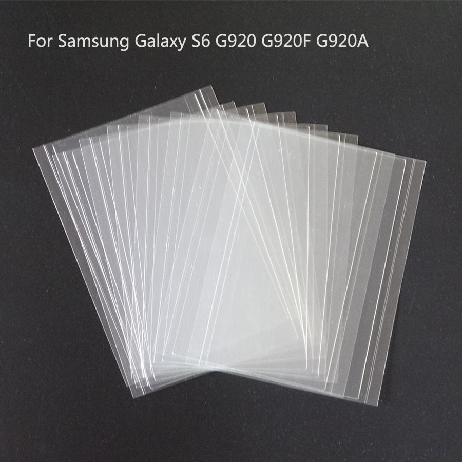 2 Stks/partij Oca Optical Clear Adhesive Film Sticker Lijm Voor Samsung Galaxy S6 G920 G920F G920A Scherm Lens Reparatie