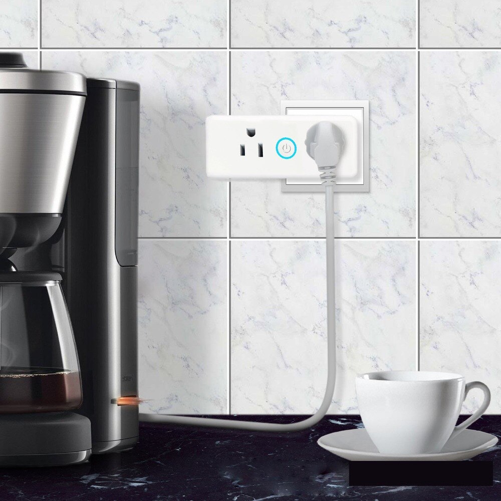 Prise intelligente standard américaine, ST20 One divisée en deux, 2 sorties DC, prise US pour application wifi, synchronisation ALEXA voice US
