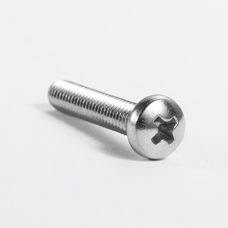 Vis à tête ronde encastrée en croix, en acier inoxydable 1.2 de 1mm 1.4mm 1.6mm 304mm M1 M1.2 M1.4 M1.6 x 3 4 5 6 14mm