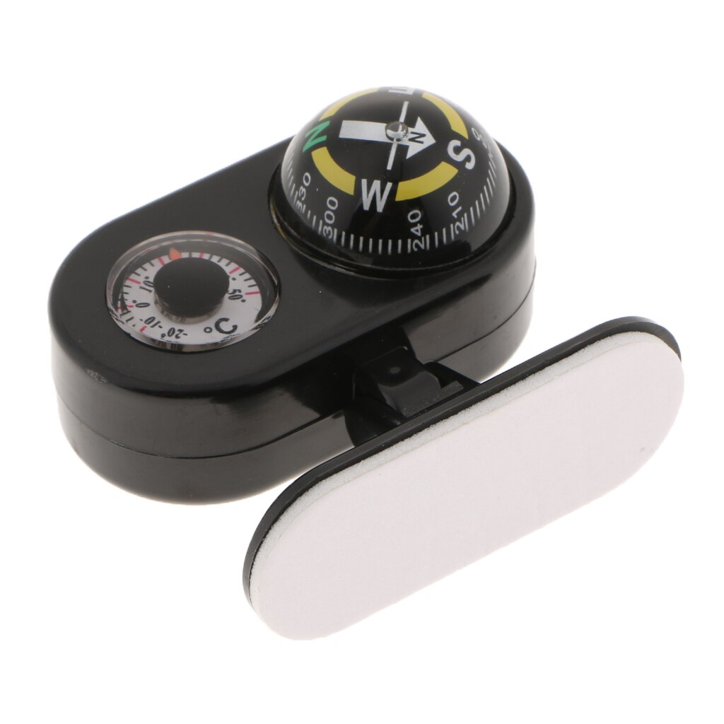 2 in1 Auto Kompass Mit Thermometer Einstellbare Navigation Armaturenbrett führen
