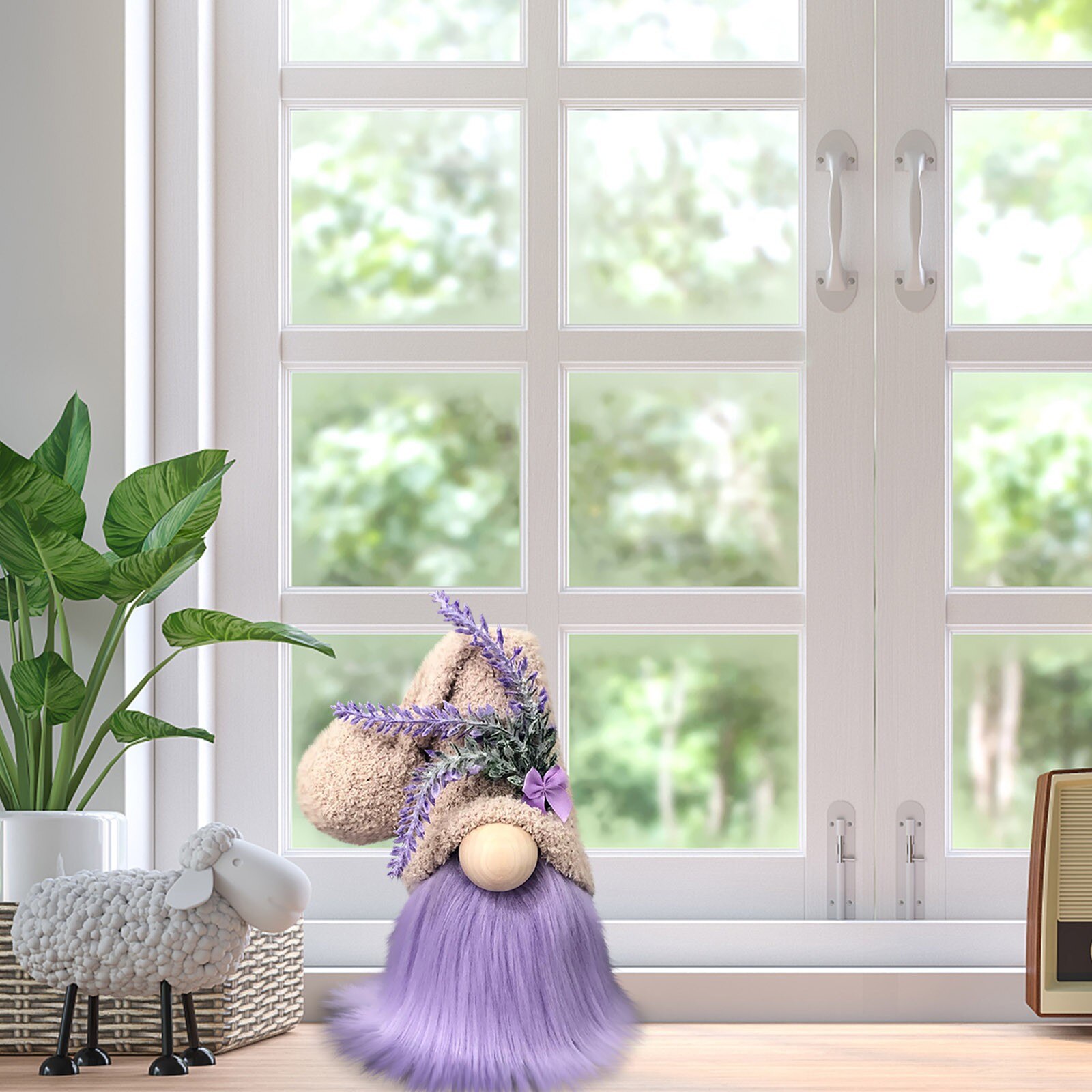 4 # Land Gnome Pop Gebreide Hoed Scheve Nek Pop Sieraden Woondecoratie Beeldjes Accessoires Adornos Para Casa Décorations