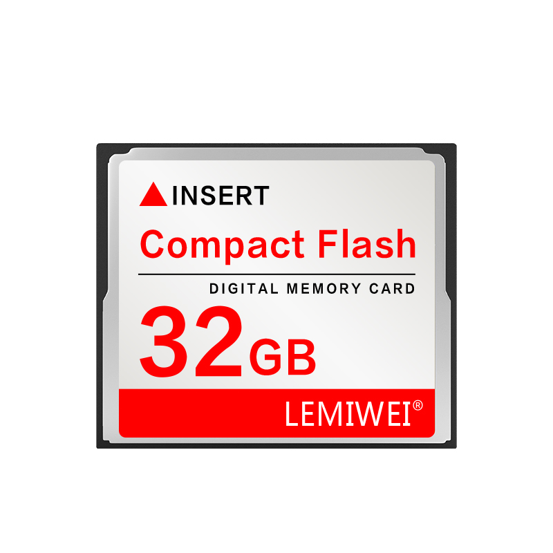 Cartão de memória Lemiwei 256MB 512MB Cartão flash compacto 1GB 2GB 4GB Cartão CF 8GB 16GB 32GB 64GB Cartão Compactflash para câmera: 32 GB