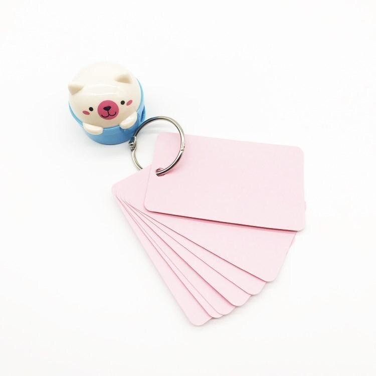 Bindande järnring förkromad enkelhåls anteckningsbok bindekort bindningsring