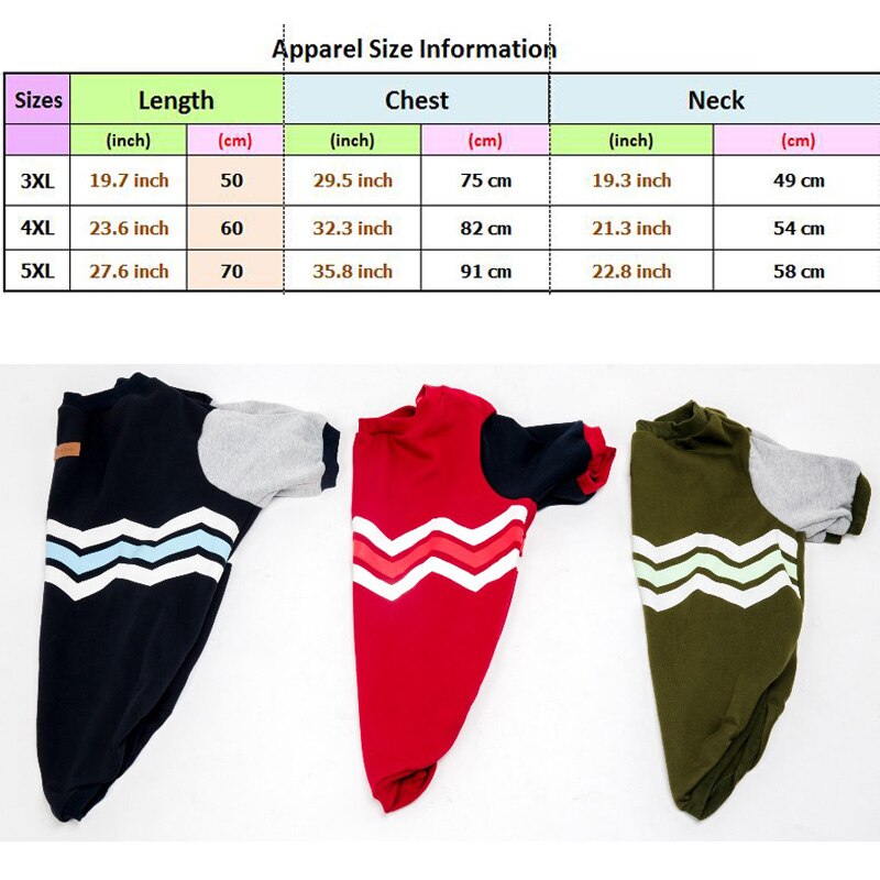 Big Dog Clothes Spring Autumn Coat Jacket Clothing for Dogs Large Size Golden Retriever Labrador 3XL-5XL