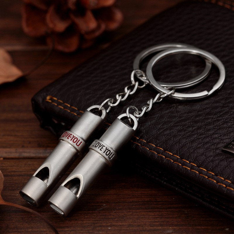 2pc Pet Dog Training Ultrasonic Sound pet products for dog Puppy Dog Whistle Key chain Whistle