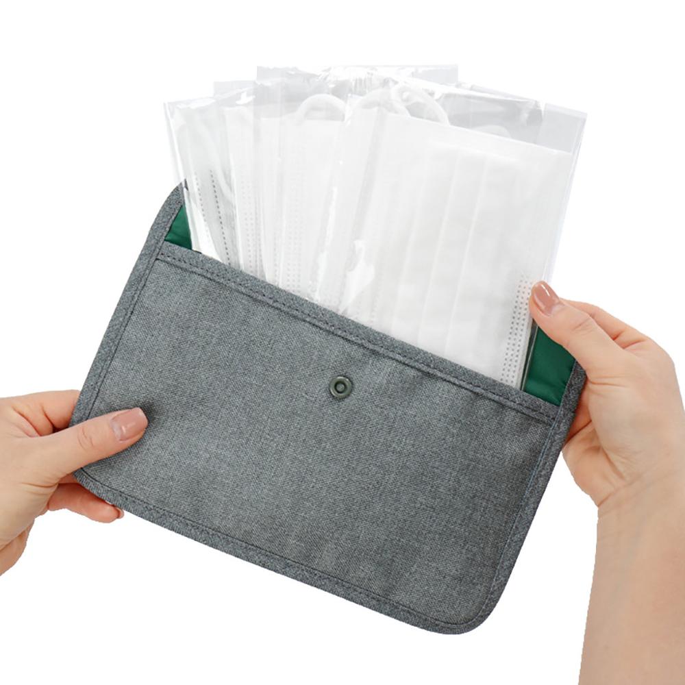 Portable Face Mask Storage Bag Dustproof Mask Case funda mascarilla estuche mascarilla Facemask Storage guarda mascarillas