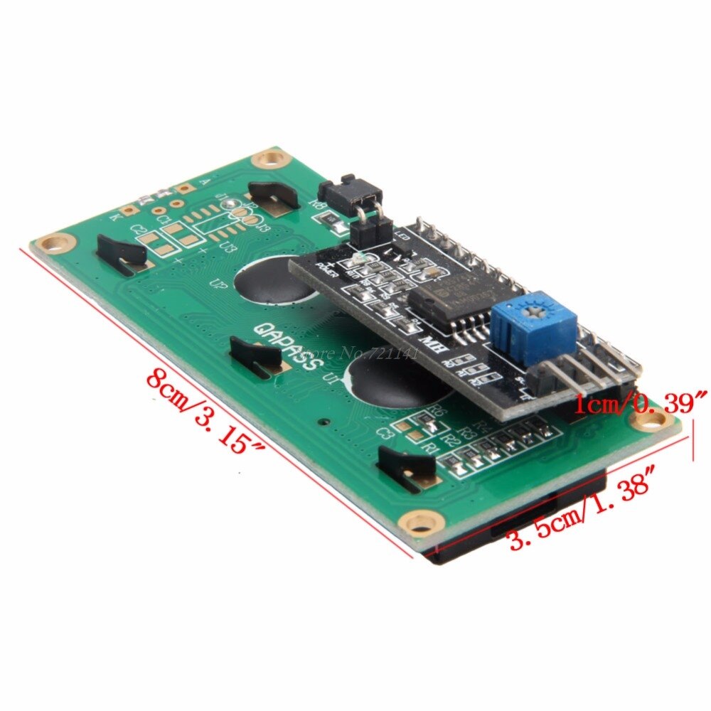 Lcd Display Module Blauw 1602 2A HD44780 Raspberry Pi