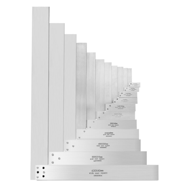 Machinist Square 90 Degree Right Angle Engineer Set Precision Ground Steel Hardened Angle Ruler wide seat square