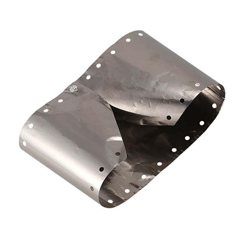 Ultra Licht Titan draussen Camping Herde Windschutzscheibe Bildschirm Winddicht Tafel-15cm