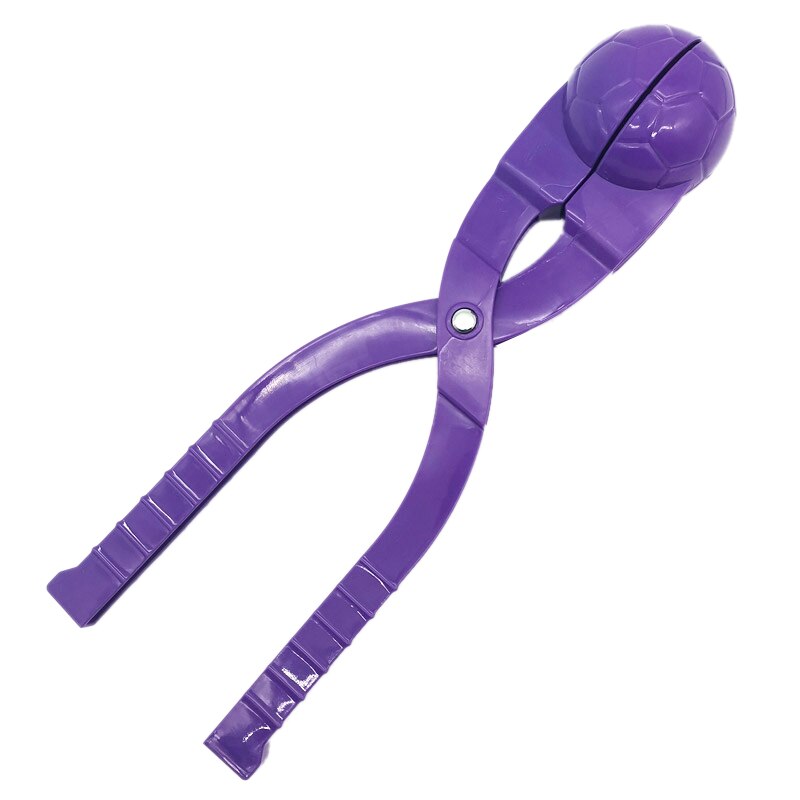 14.2 inch Kinderen Sneeuwbal Zand Mold Tool Winter Outdoor Sneeuwbal Clip Productie Zand Bal Gebruik voor Strand en Sneeuwt Fun sport: Purple