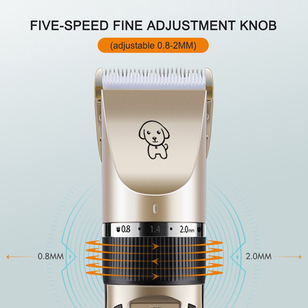 Dog Grooming Pet Clipper Hair Trimmer Animal Grooming Clippers Cat Shaver Electric Scissor Clipper машинка для стрижки собак