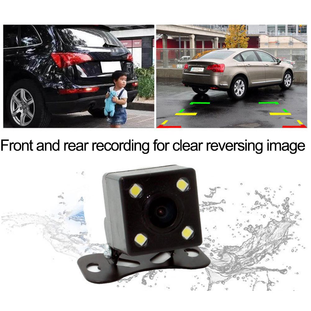Car DVR Camera Dash Cam Auto Video Recorder Rear View Reversing Wide Angle Camera 1080P Full HD 4" Parking Monitor G-sensor