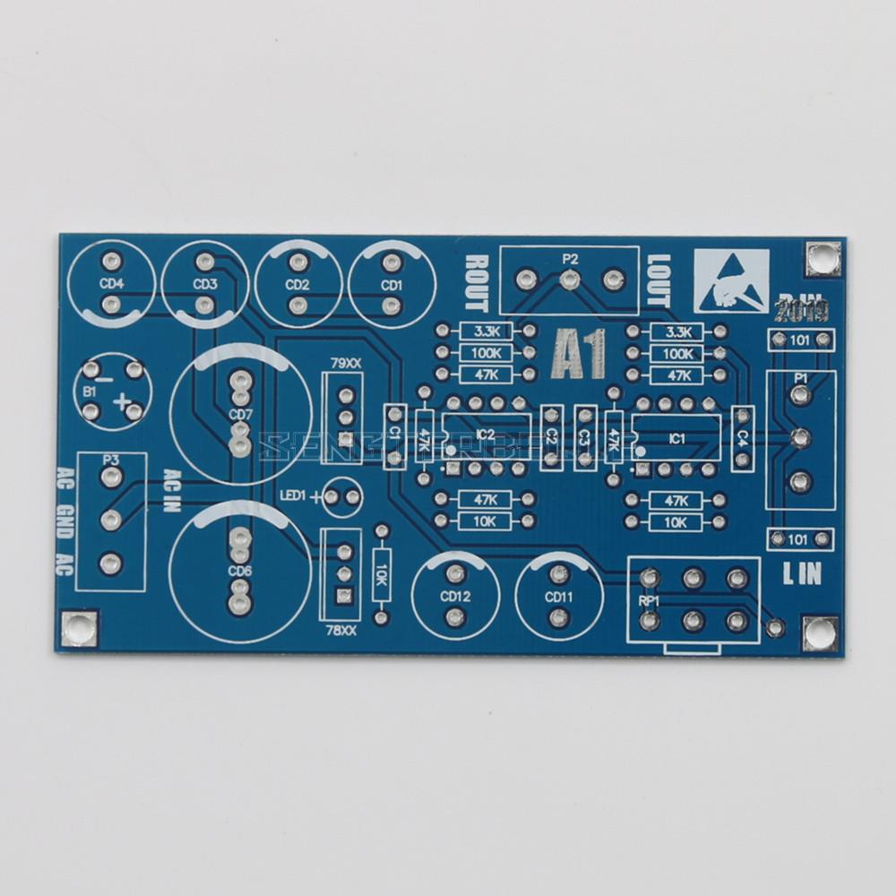 Referenz Musical Fidelity A1 Audio Preamp Bord HiFi 5532 Hause Vorverstärker Kit: TRANSPARENT