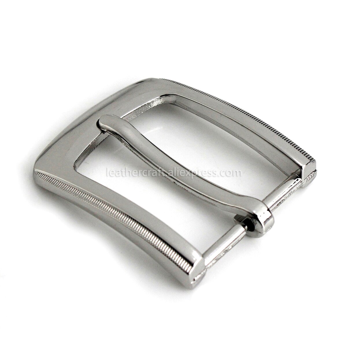 1 st metall 3cm bältesspänne casual silver ände stång hälstång enkelstift bälte spänne läder hantverksväv passar för 27-29mm bälten