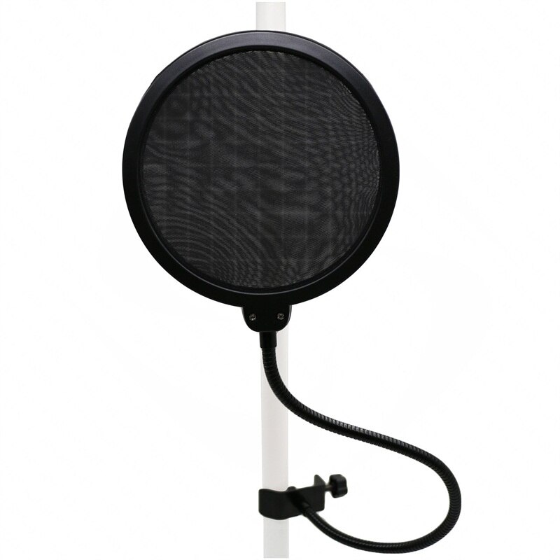 Bm 800 Mic Microfoon Pop Filter Shield Filter Masker Studio Microfoon Mic Rimpels Pop Professionele Mic Metalen Studio Pop Filter