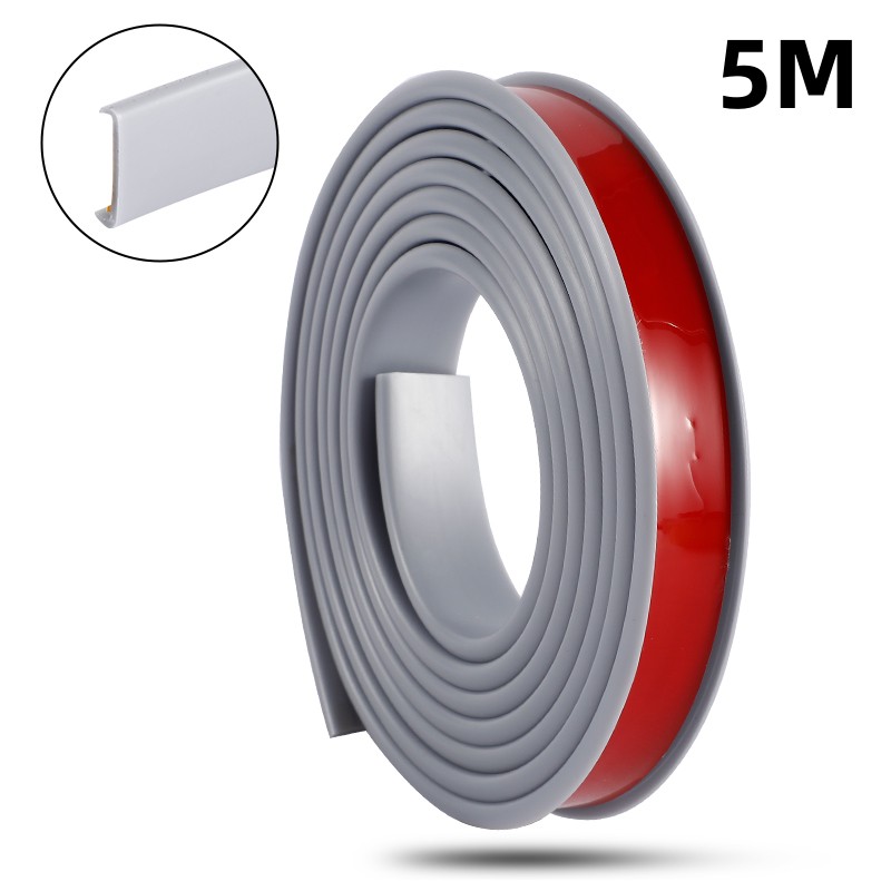 5M U-vormige Kantenverlijming Tape Meubels Zelfklevende Tafel Stoel Houten Bord Kast Randbeschermer Houten Kast Decoratie Tape: CAMEL / 110Mm