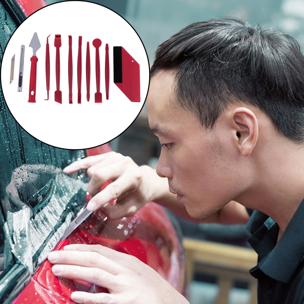 1 set of Car Tint Tools Kit Protective Film Installing Tool Window Film Squeegee