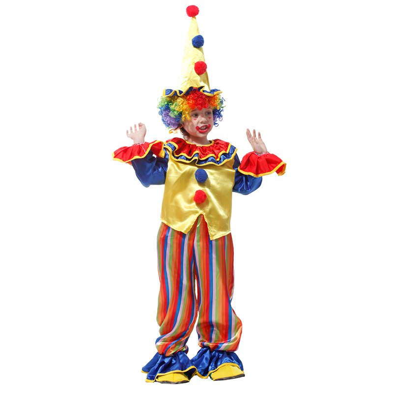 Disfraces de payaso de circo para niños, Halloween, Año , disfraz de fantasía, juegos de rol