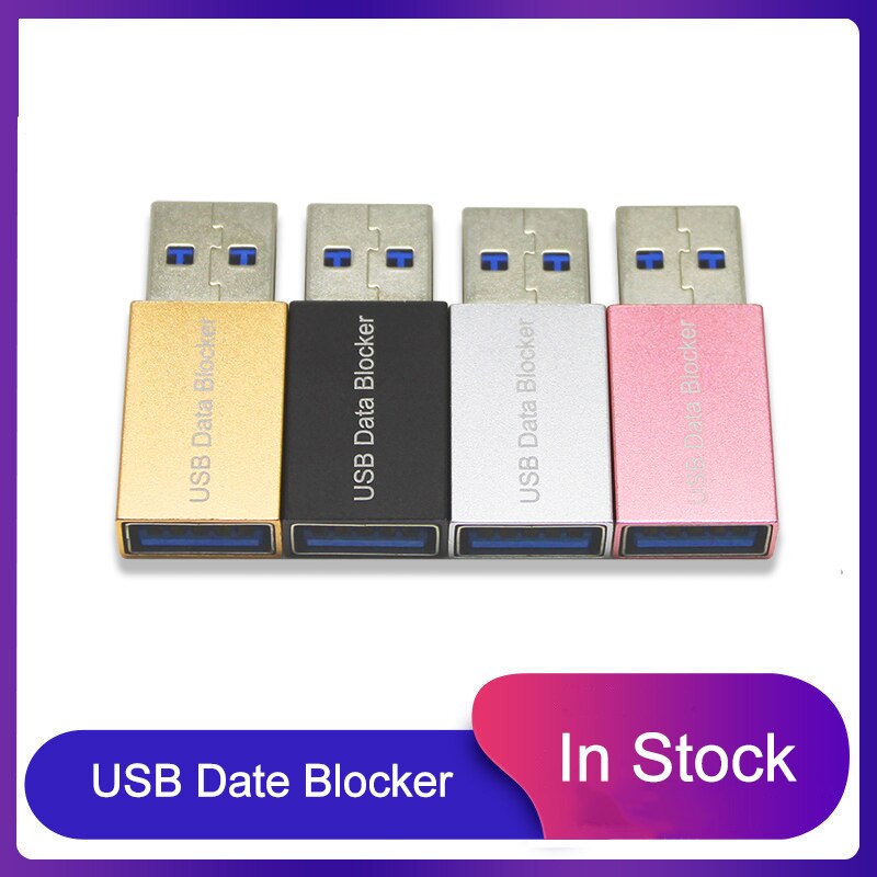 Usb Data Blocker Defender Beschermt Telefoon & Tablet Van Openbare Opladen Stations Hack Proof Smart Stop Sync Adapter Voor Datum veilig