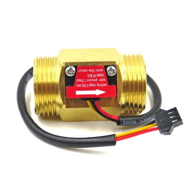 G1&quot; DN25 Copper Water Flow Sensor Turbine Flow Sensor Turbine Flow Meter 2-50L/min