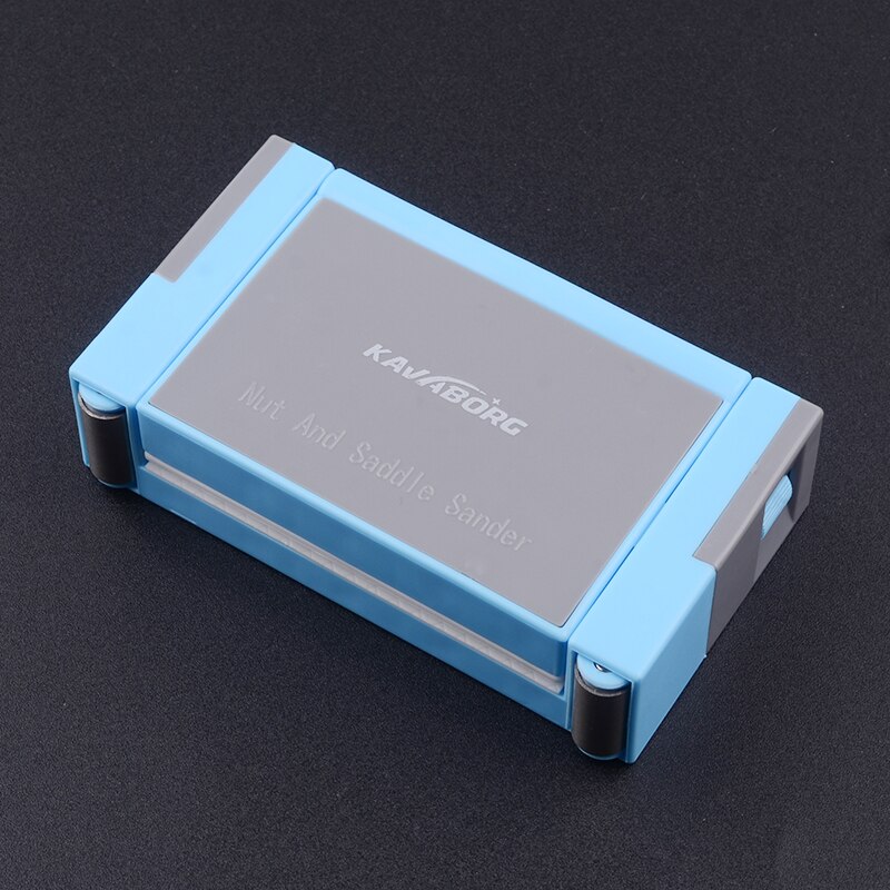 Guitar Saddle and Nut Sander Polishing Abrasive Kit 100x55x25mm Guitar Repair Tool with free 2 Abrasive Papers