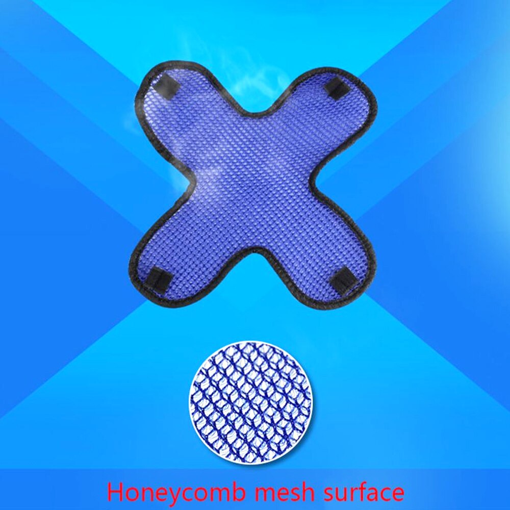1Pcs Helmet Padding Protection-Motorcycle 3D Honeycomb Helmet Mesh Pad Waterproof Elastic Thermal Insulation Lining
