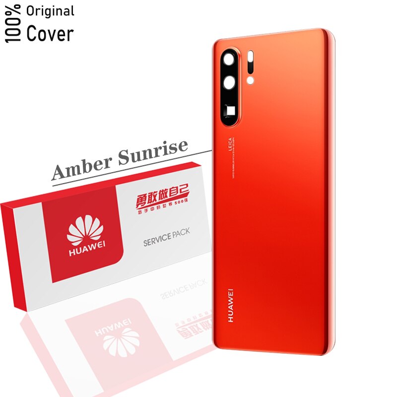 Capa de bateria original para huawei p30 pro vidro volta habitação peças reparo substituição aplicar para huawei p30pro capa traseira