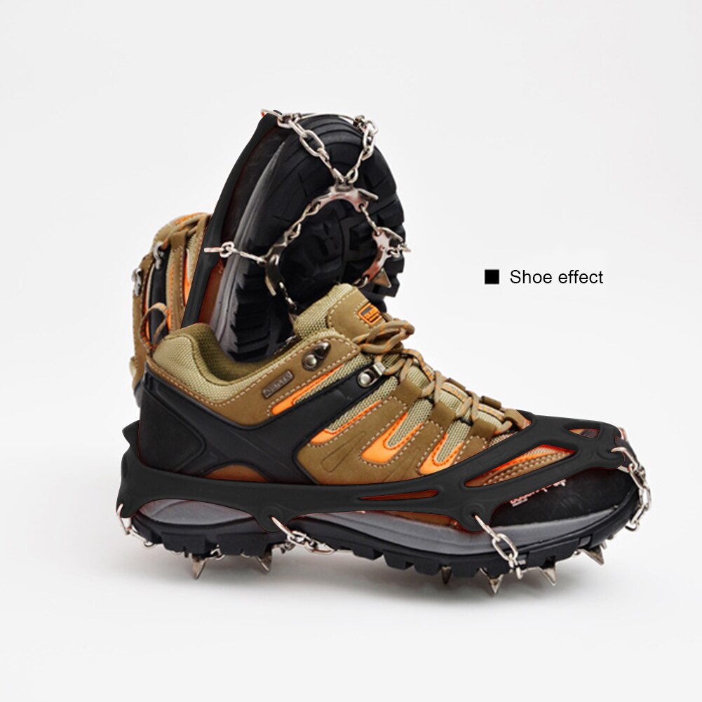 Ijs Grips Cleats Ijskrappen Winter Klimmen Antislip Schoenen Cover19 Studs Ice Sneeuw Schoen Spiked Grips Winter Klimmen Antislip